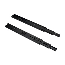 3 fold cabinet triple extension telescopic drawer channel heavy duty ball bearing drawer slide